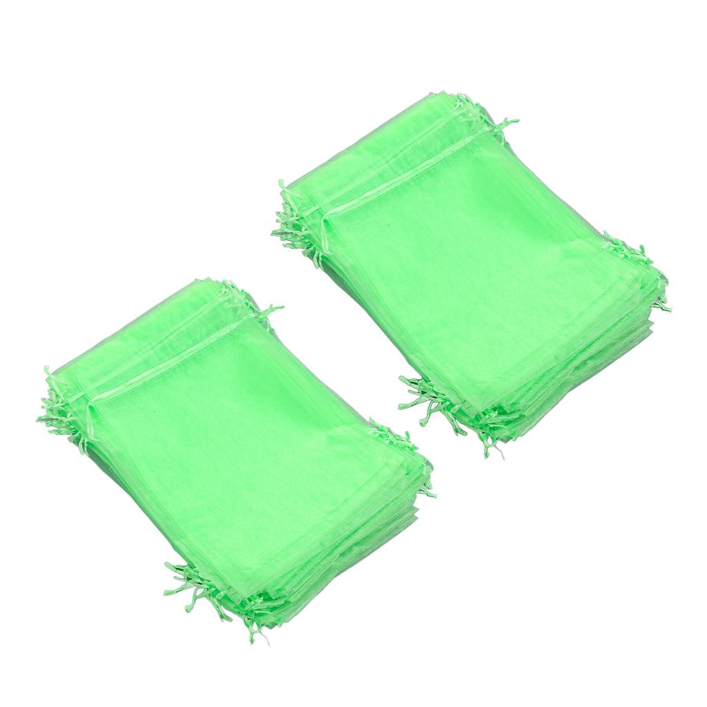 100PCS Fruit Protection Netting Bag Reusable Garden Mesh Barrier Bag for Plant Flower Fruit Trees