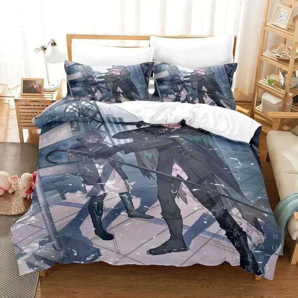 Home Textiles Anime Arknights Bedding Set Bedroom Soft Modern Bedspreads Comefortable Duvet Cover Quilt Cover And Pillowcase