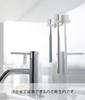 Yamazaki Film Hook Toothbrush Set of x x not including film Floating Toothbrush 10033 Holder, Single, 2, White, W2.6 D2.4 H2.6cm (per holder, hook),