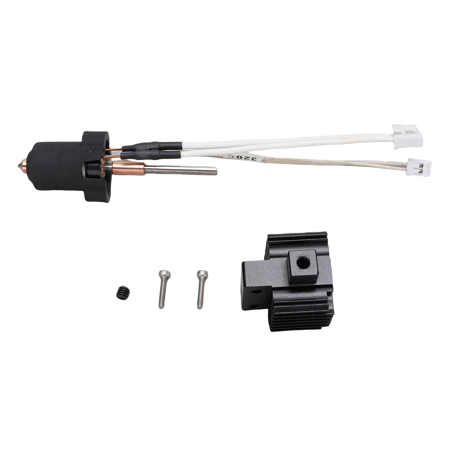 

Hotend Replacement for Ender 3 V3 Plus 3D Printer 0.4mm Quick Swap Nozzle 60W Ceramic Heater Hot End Kit with Heatsink