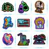 50 Neon Creative DIY Graffiti Stickers Waterproof Personal Decorative Luggage Colorful Cartoon Stickers