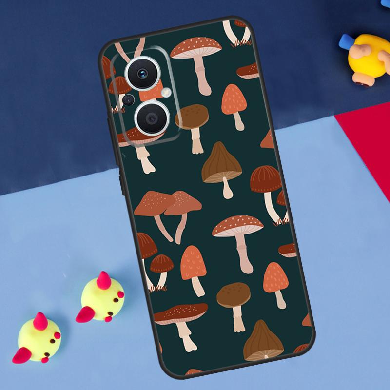 Mushroom For OPPO Reno 14F 13F 12F 11F 10 11 12 13 14 Pro 8T 7 8 Lite OPPO Find X6 X5 X8 X9 Pro Case