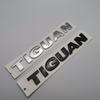 1Pc Rear Trunk Emblem Badge Sticker ABS Plastic Silver and Black for CADDY LAVIDA TIGUAN TIGUANL Logo Decorative