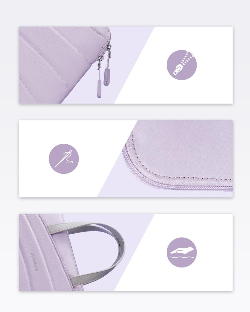 Innostyle Women's Laptop Bag 14 Waterproof Carrylite Slim Purple