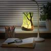 Enchanted Forest Table Lamp, Nature-Inspired Tree Scene Night Light for Home Decor, Small 9.5cm