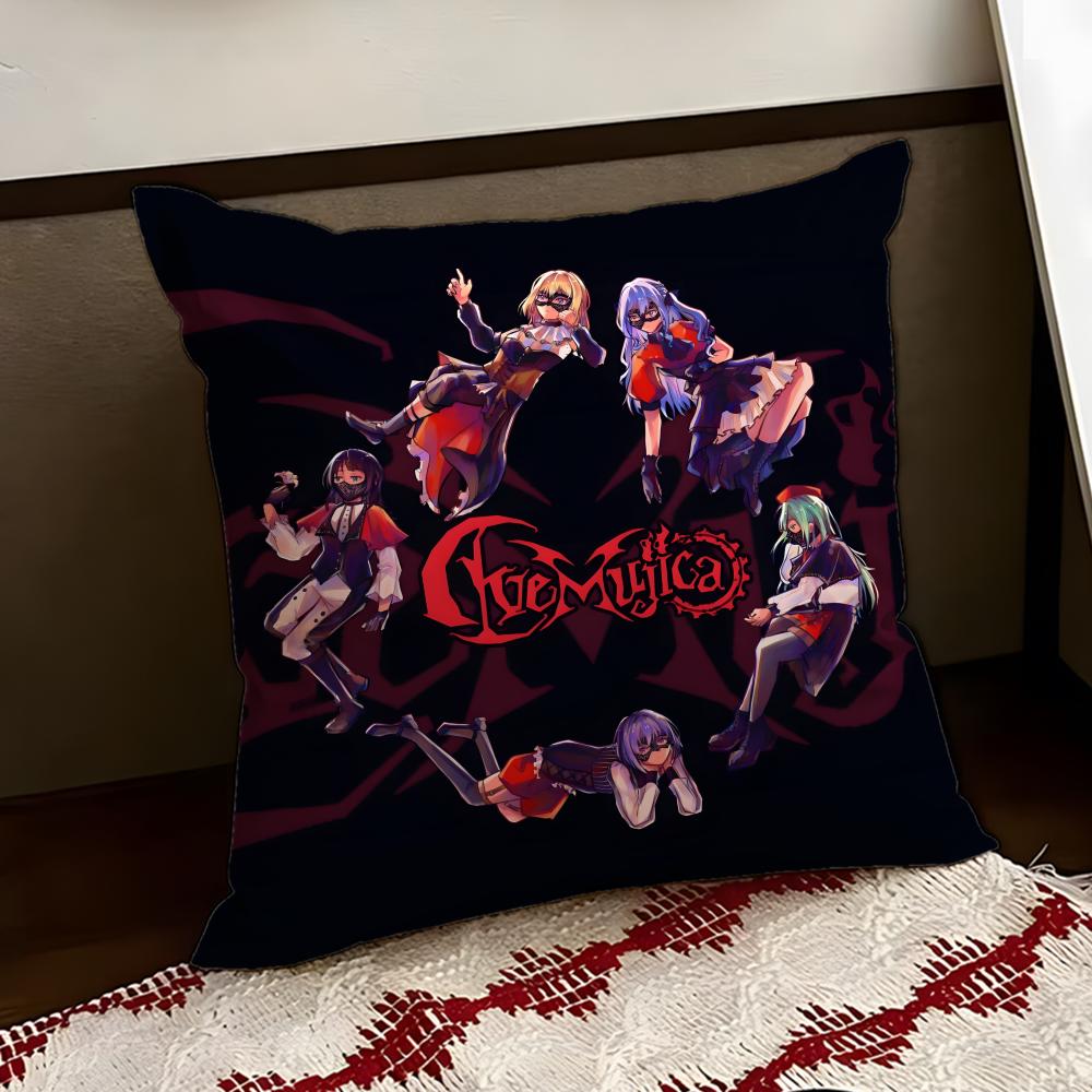 Anime AAve MMujica Cushion Cover Reversible Soft Durable Pillow Cover Home  Car MultiScene Use for Daily Comfort
