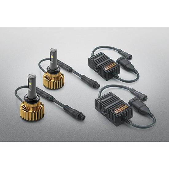 Carmate LED Scheinwerfer und Nebel GIGA Kompatibel mit Made in Fahrzeuguntersuchung BW523 Lichter, Golder, H8/H9/H11/H16, 6500K, 1850lm, Japan, Konform,