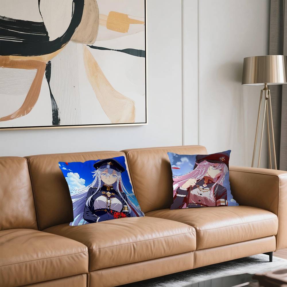 Anime 86 E-Eighty Six Pillow Gift Home Office Decoration Pillow Bedroom Sofa Car Cushion CoverPillow Case