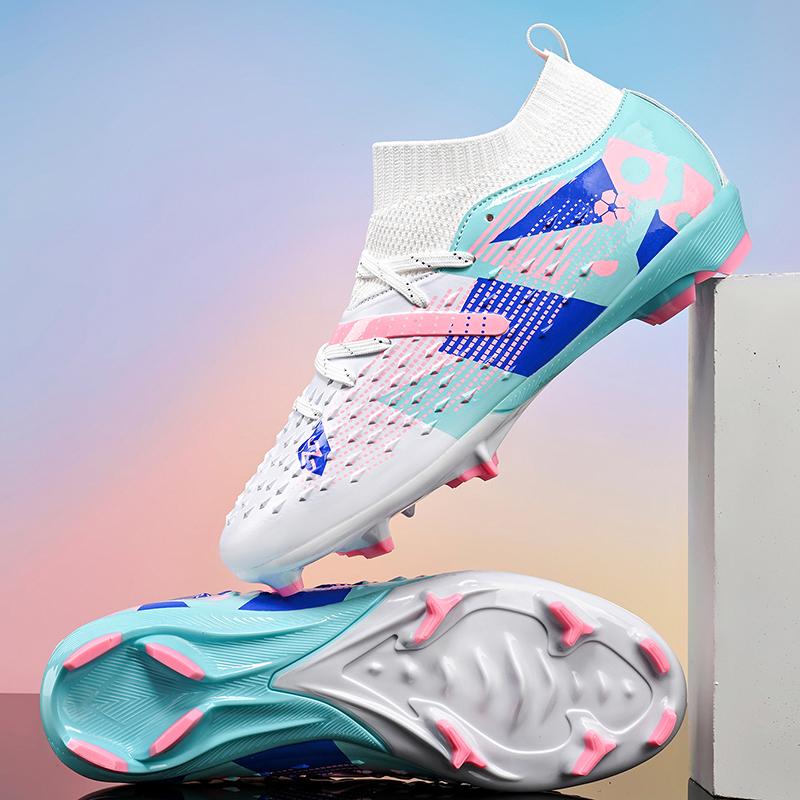Football Boots Men Professional Sneaker Field Long Spikes Outdoor Boy Soccer Shoes Casual Non Slip Comfortable Football Shoes