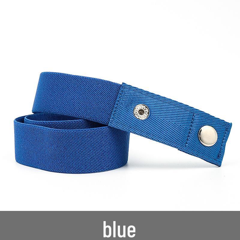 Lazy Unisex Elastic Belt: No-Tie, Seamless, Invisible Canvas Belt for Jeans