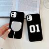 Number Football Phone Case Magnetic Case For iPhone 17 16 15 14 13 12 11 For Magsafe Wireless Charge Cover