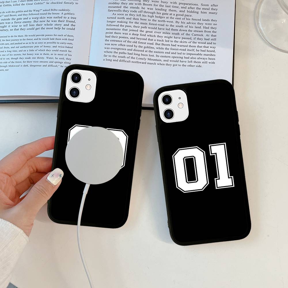 Number Football Phone Case Magnetic Case For iPhone 17 16 15 14 13 12 11 For Magsafe Wireless Charge Cover