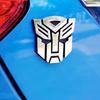 1Pcs 3D Metal Transformers Car Rear Boot Trunk Side Fender Emblem Badge Sticker Decals Accessories