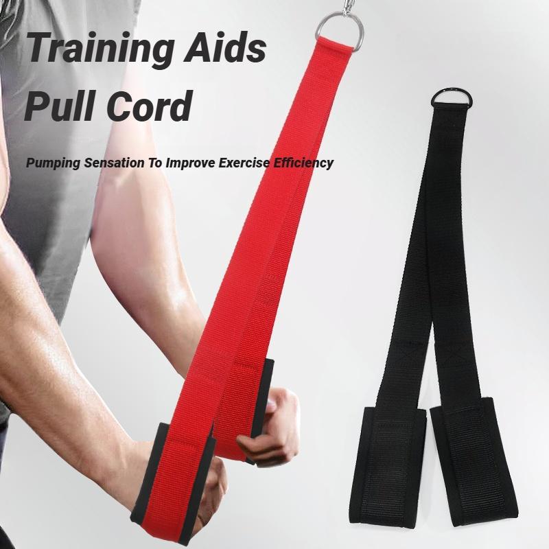Durable And Safe Biceps Tricep Rope Cable Attachment Handles Pull Down For Professional Gym Gantry Back Trainer