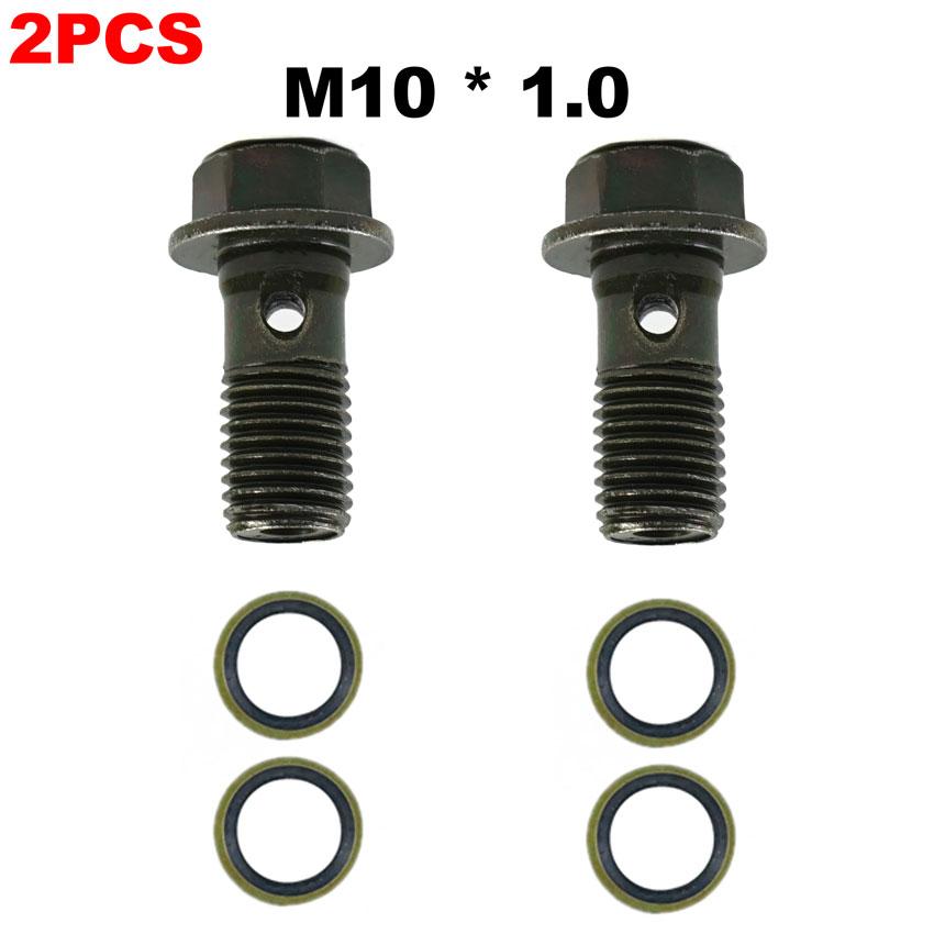 

M10 болт-банджо для тормозного суппорта, винт для слива масла для Yamaha Kawasaki Suzuki Aprilia, винт для тормозного шланга