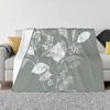Sage Green Eucalyptus Best Selling Room Household Flannel Blanket Botanical Art Sage Green Art Eucalyptus Art Australian Art