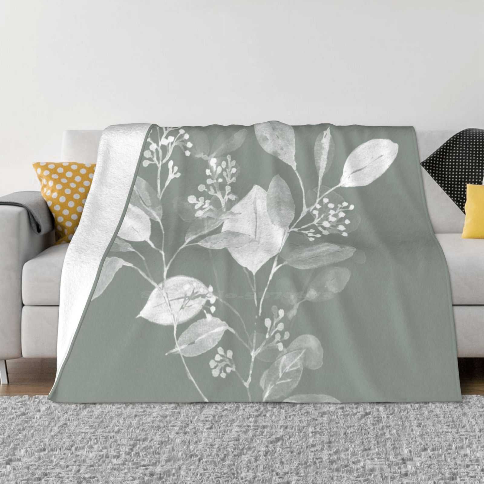 

Sage Green Eucalyptus Best Selling Room Household Flannel Blanket Botanical Art Sage Green Art Eucalyptus Art Australian Art 30x40in