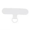 Universal Mobile Phone Lanyard Patch Nylon Cell Phone Hanging Rope Tab Connection Attachment White