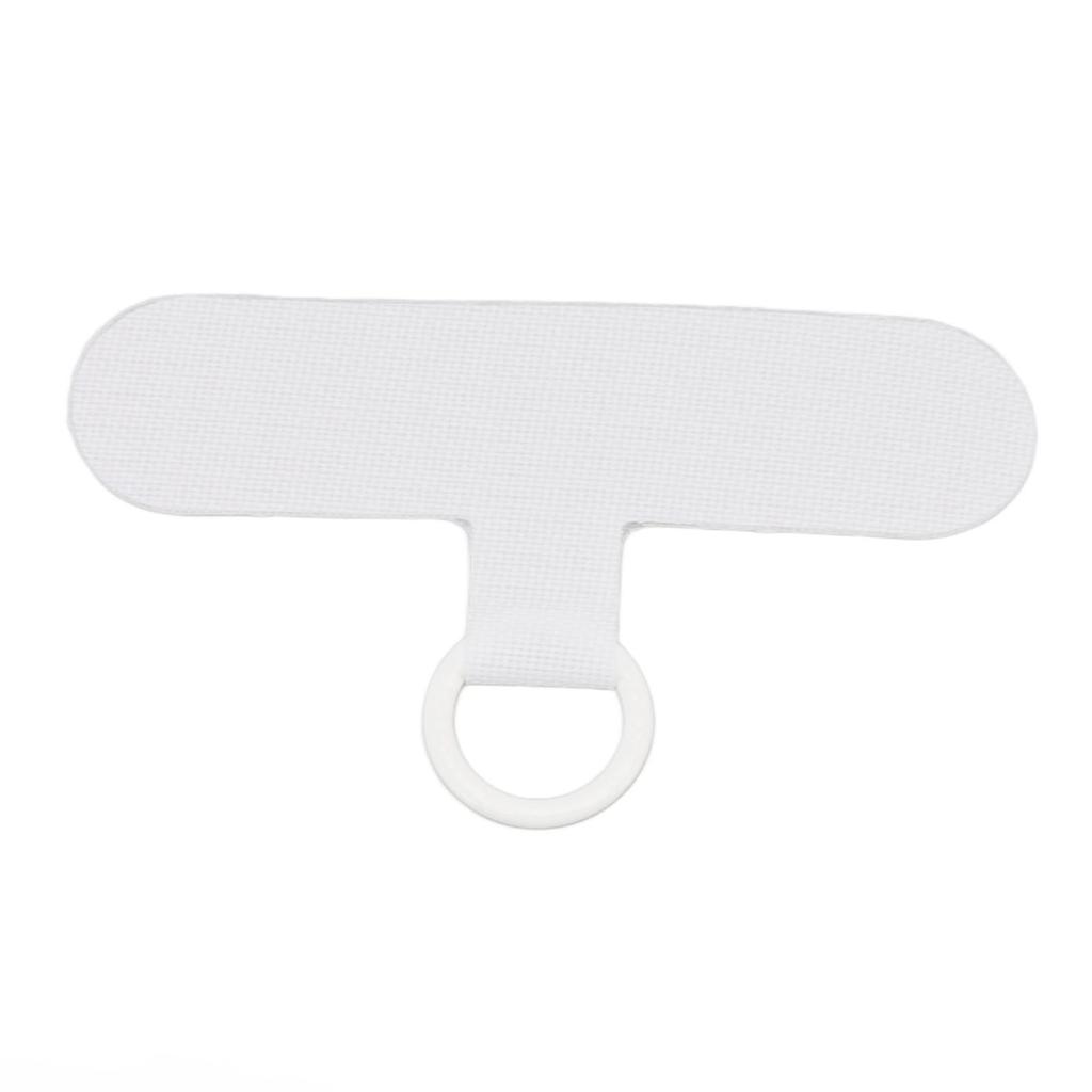 Universal Mobile Phone Lanyard Patch Nylon Cell Phone Hanging Rope Tab Connection Attachment White