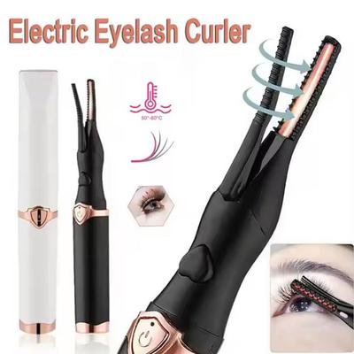 Portable Heated Eyelashes Curling Tool Natural Fake Eye Lash Beauty Supplies Intelligent Temperature Control Eyelash Curler