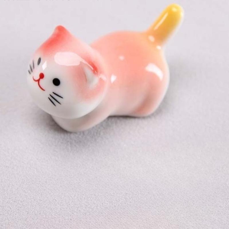 Chopstick Holder Pen Holder  Cute Series of Cat Ceramic Crafts, Chopstick Holder Cat