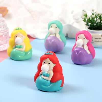 Cute Animal Anti-Stress Ball Decompression Bubble Mermaid Toys Soft Sticky Squishi Stress Easing Toys Funny Gift