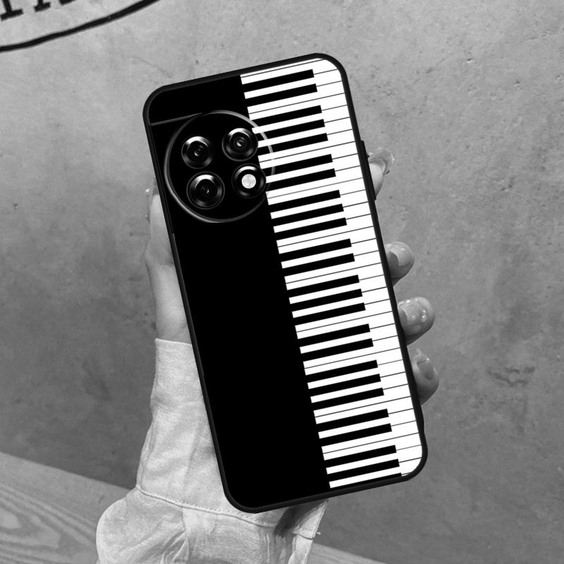 Music Piano Elegant Case For OnePlus 15R 15 13R 13 13T 12 12R 11 10 10R 10T 8T Nord CE 5 2 3 4 Lite N20 N30 Cover