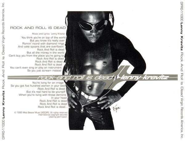 

CD LENNY KRAVITZ - Rock And Roll Is Dead DPRO11000PROMO VIRGIN 1995 US Rock Used