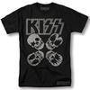 KISS Shirt Rock Logo World Tour Merch Classic Vntg Graphic Design T-Shirt