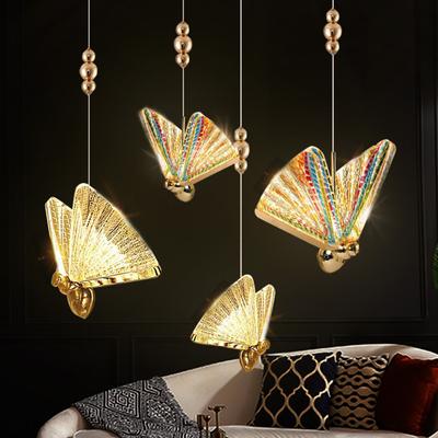 Schmetterling LED Pendelleuchten Hängelampe Innenbeleuchtung für Nachttisch Wohnzimmer Esszimmer Küche pendente iluminação Licht