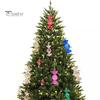 6Pcs Christmas Candy Pendants Hanging Decorations Lanyard Design Bright Color Xmas Tree Candy Ornaments