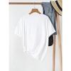 Women Round Neck Short Sleeve Creative Skull Pattern T-Shirt