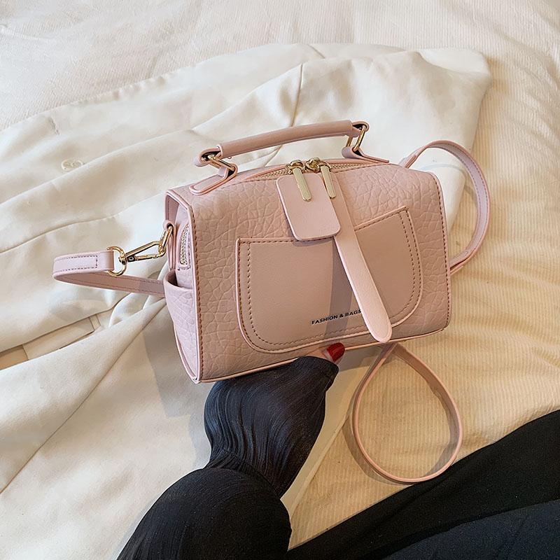 

Роскошная дизайнерская квадратная сумка, новая женская сумка через плечо из текстурированной кожи большой емкости, элегантные модные сумки через плечо