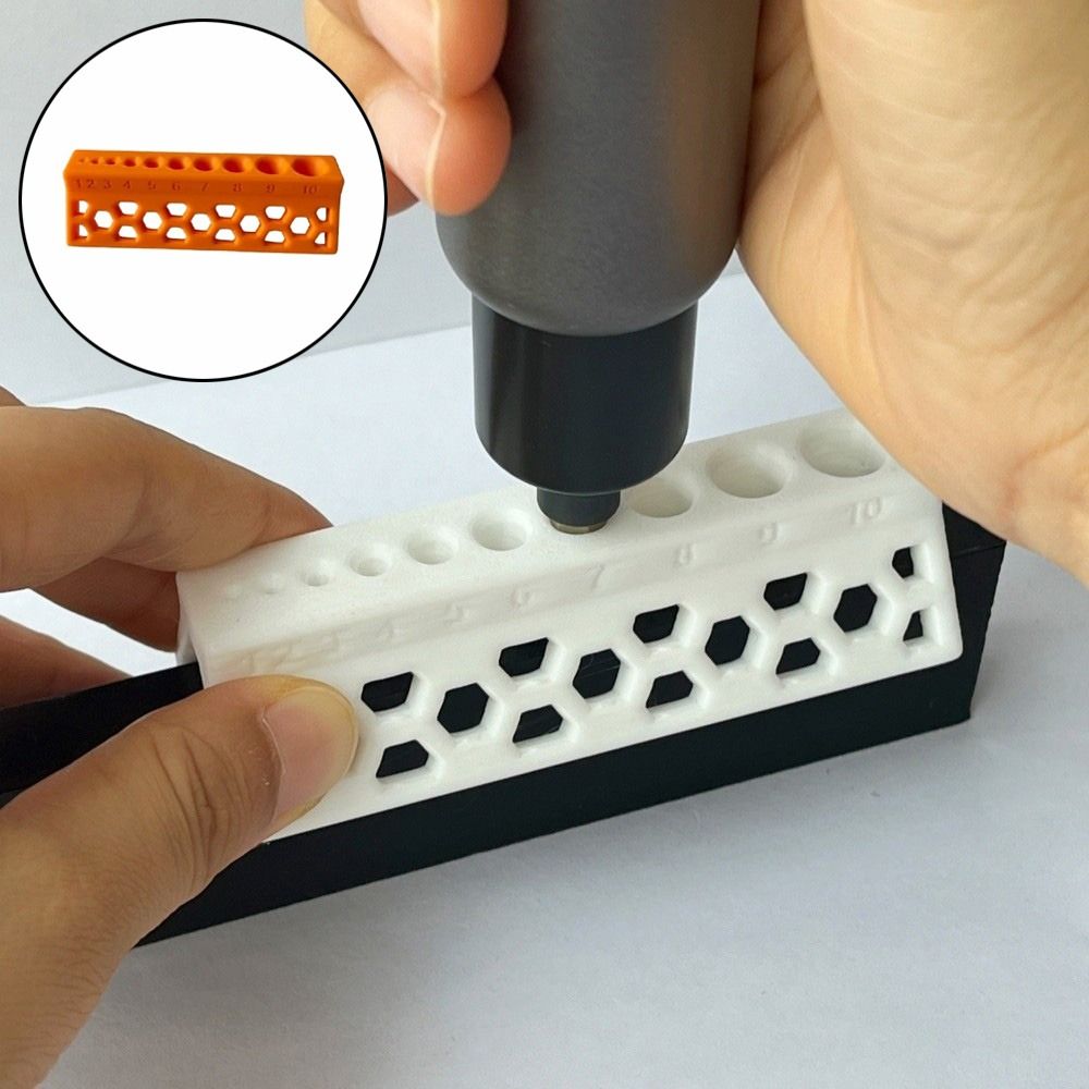 Non-Slip Drill Bit Holder Firmly Fixed Auxiliary Drill Bit Safe Drill Jig  PVC Pipe