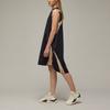 Y-3 SS24 Logo Color Block Loose Ribbed Crew Neck Sleeveless Dress Women Dresses Black IR6244