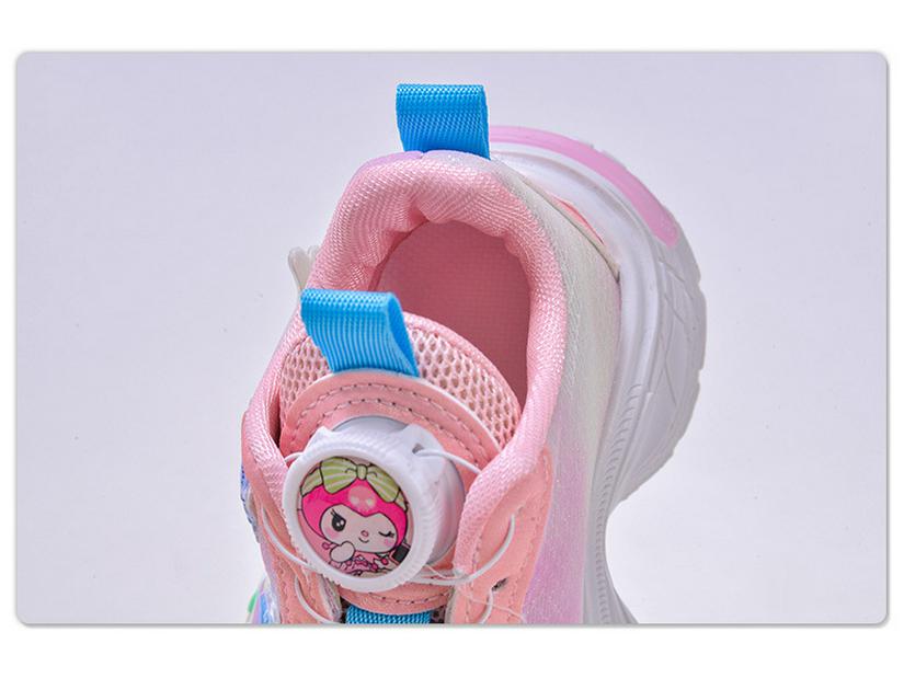 Children's Light-Up Princess Mesh Sneakers - Trendy Spring School Shoes