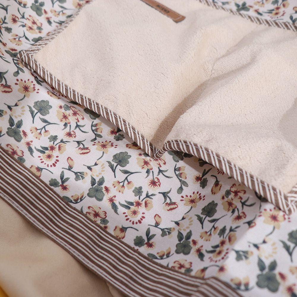 Exquisite Half Apron Polyester Cooking Apron Home Use Floral Waist Apron  Women