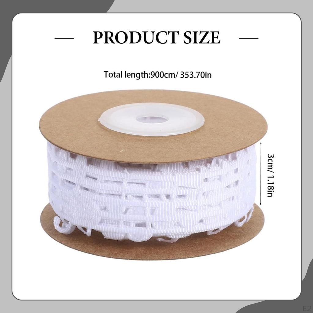 Music Note Ribbon 1.18" X 10 Yards Hollowed Out Decorative for Gift Packing Holiday DIY