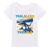 Tralalero Tralala Divertido Shark Meme Print Cotton T-Shirt Children Clothing Summer Chic Casual Boys Girls Kids Short Sleeves