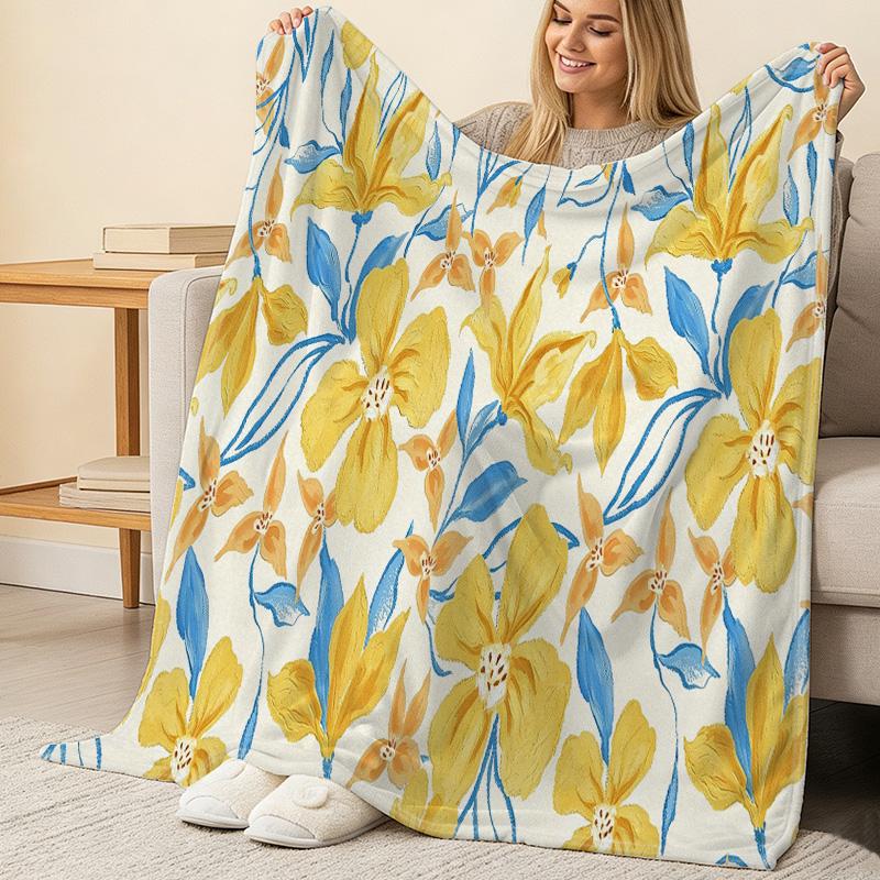 Postpartum Flannel Blanket: Anti-Pill, Soft & Skin-Friendly Warm Throw, Cozy Home Lounge Blanket for Christmas & Halloween, Maternity Bedding