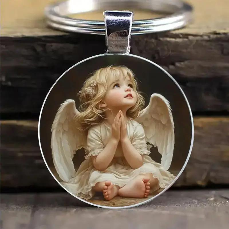 

Fashion Alloy Keychain Pendant Round Metal Keyring Durable Lightweight Portable Accessory for Keys Bags and Everyday Use One Size