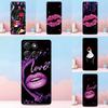 Love Heart Kiss Lips Phone Case For Motorola Moto G86 Power 5G Painted Back Cover For Moto G75 TPU Soft Fundas Customized Photo