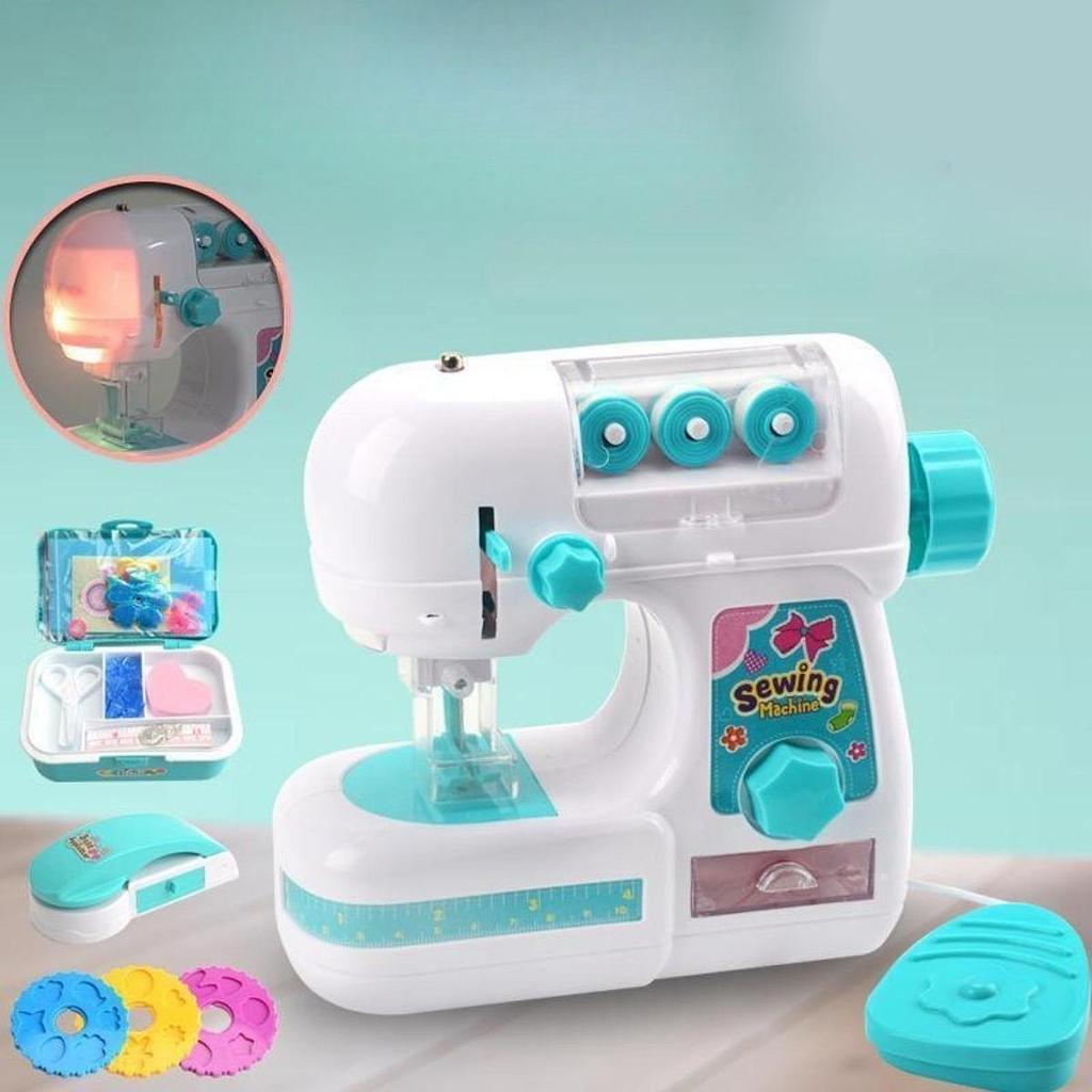Electric Sewing Machine Toy Development Toys for Children Girl Gift Mini Children Pretend Play Sewing Machine Toys
