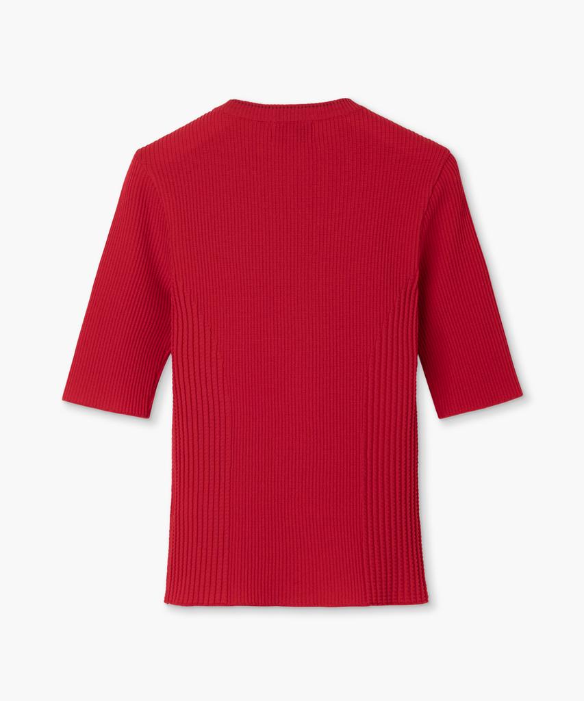 Beulipinggolpeu Women'S Round Neck Sweater_Red