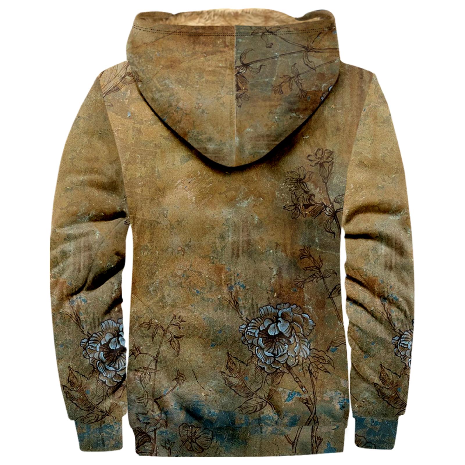 Мужской индивидуальный повседневный свитер на молнии с длинным рукавом и принтом — фото 4