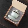 Master Gaiwan handmade intangible cultural heritage Kung Fu tea set to make tea, tea cup, tea bowl gift box