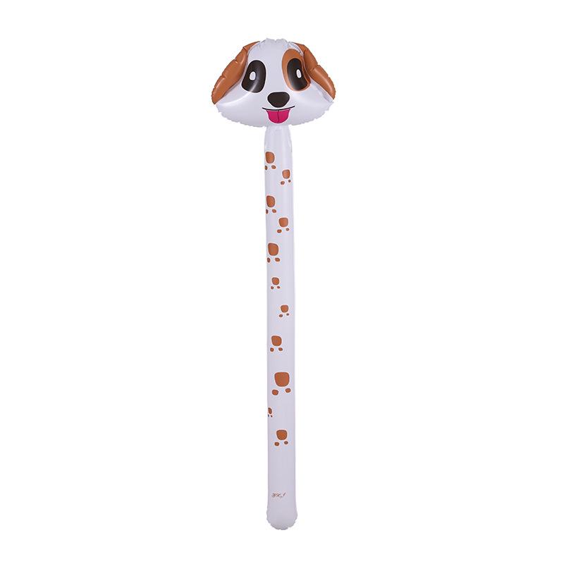Cartoon Animal Inflatable Giraffe Stick Balloon Toy for Children
