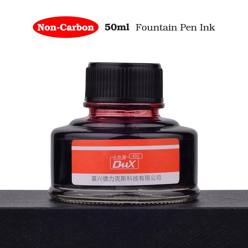 

4 Colors Non-Carbon 50ml Bottle Fountain Pen Ink,Black,Blue,Red,Dark Blue,Non-Erasable,Office And School Supplies