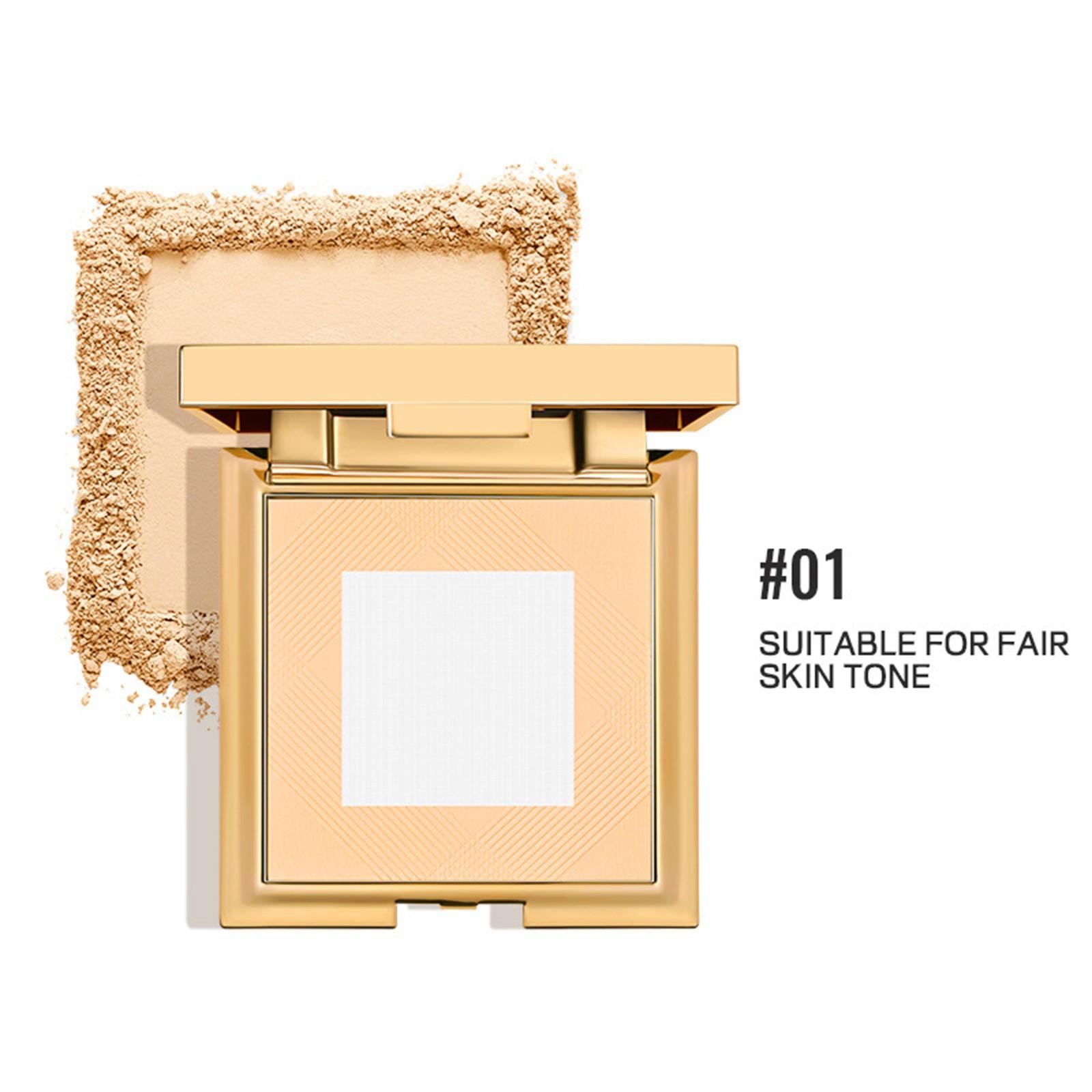 

Фиксирующая пудра с пуховкой Фиксирующая рассыпчатая пудра Шелковисто-размытый контроль жирности кожи Стойкий макияж(10г One Size