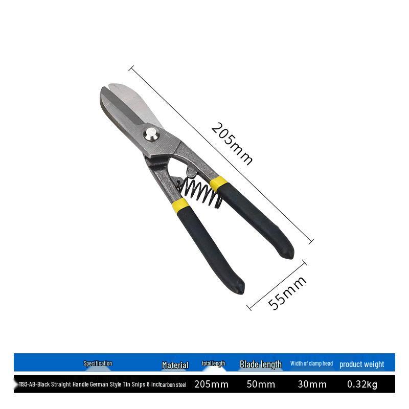 Heavy-Duty Tin Snips & Aviation Shears for Metal & Aluminum Panels